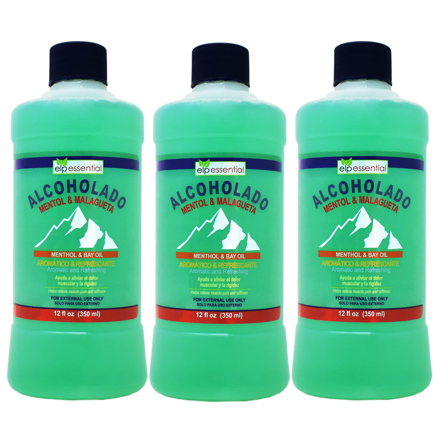 Alcoholado Mentol & Malagueta Aromatic and Refreshing 12 oz 3 Pack