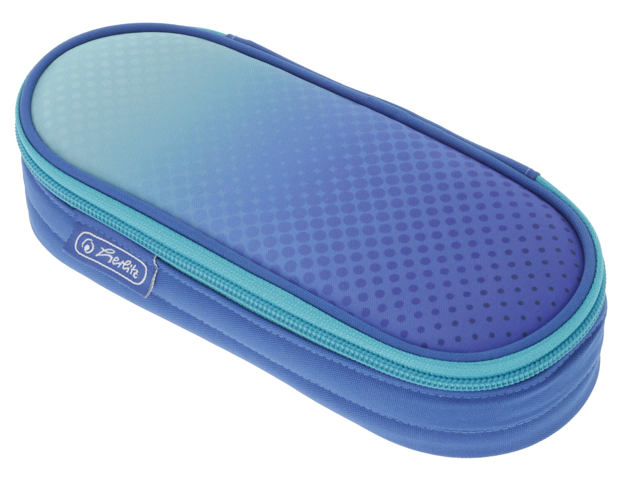 Herlitz Pencil Case Dip Dye Blue/Turquoise, Blue