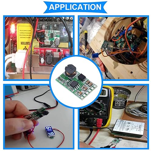 Miniatura 7 de Convertidor de Buck DC-DC 2PCS 4.5V-27V a 3V 3.3V 3.7V 5V 6V 7.5 9V 12V reductor fuente de alimentación de alta eficiencia módulo regulador de