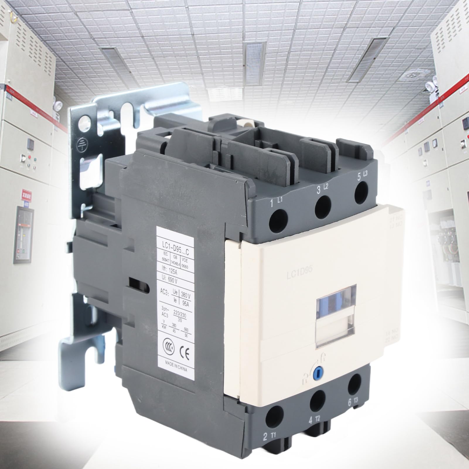 AMONIDA Contactor de CA 380V 95A, Control a Larga Distancia