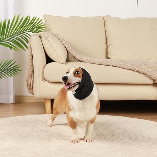 Miniatura 6 de Orejas silenciosas para perros, gorros, sudaderas con capucha y diadema para perros, protección contra el ruido de los oídos para perros, color