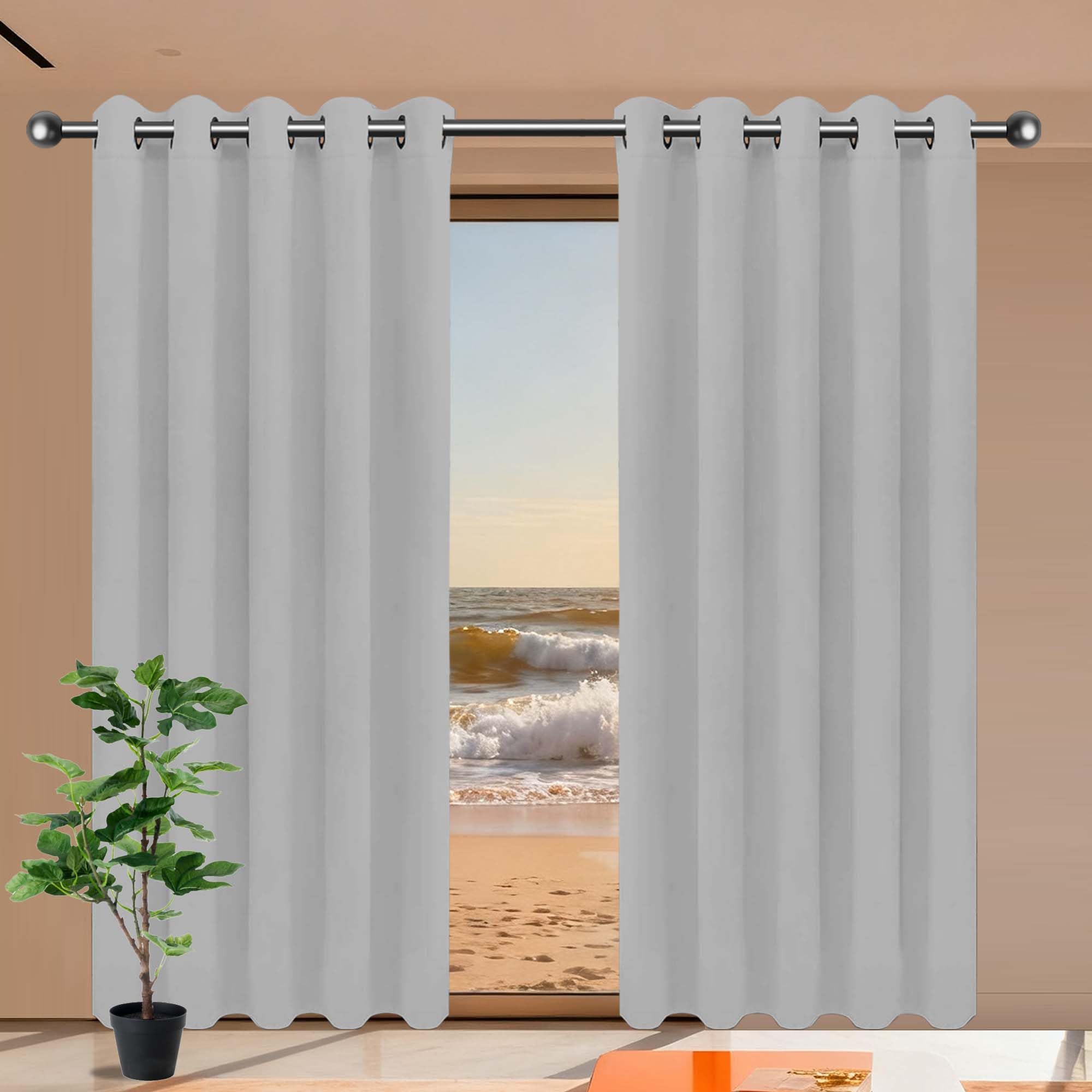 Rideaux occultants pour chambre et salon favorisant un sommeil profond