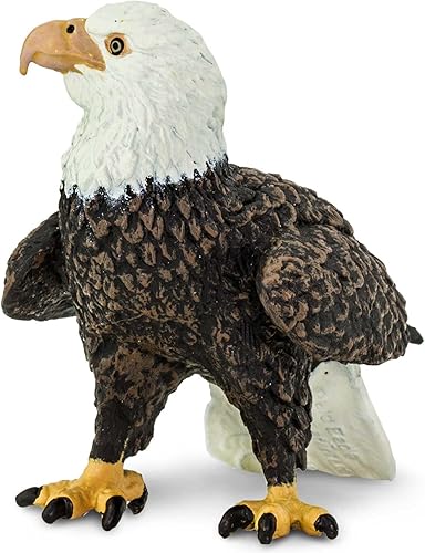 Miniatura 4 de Safari Ltd. Figura de águila calva, figura realista de pájaro de 2.4 pulgadas, juguete educativo para niños, niñas y niños a partir de 3 años
