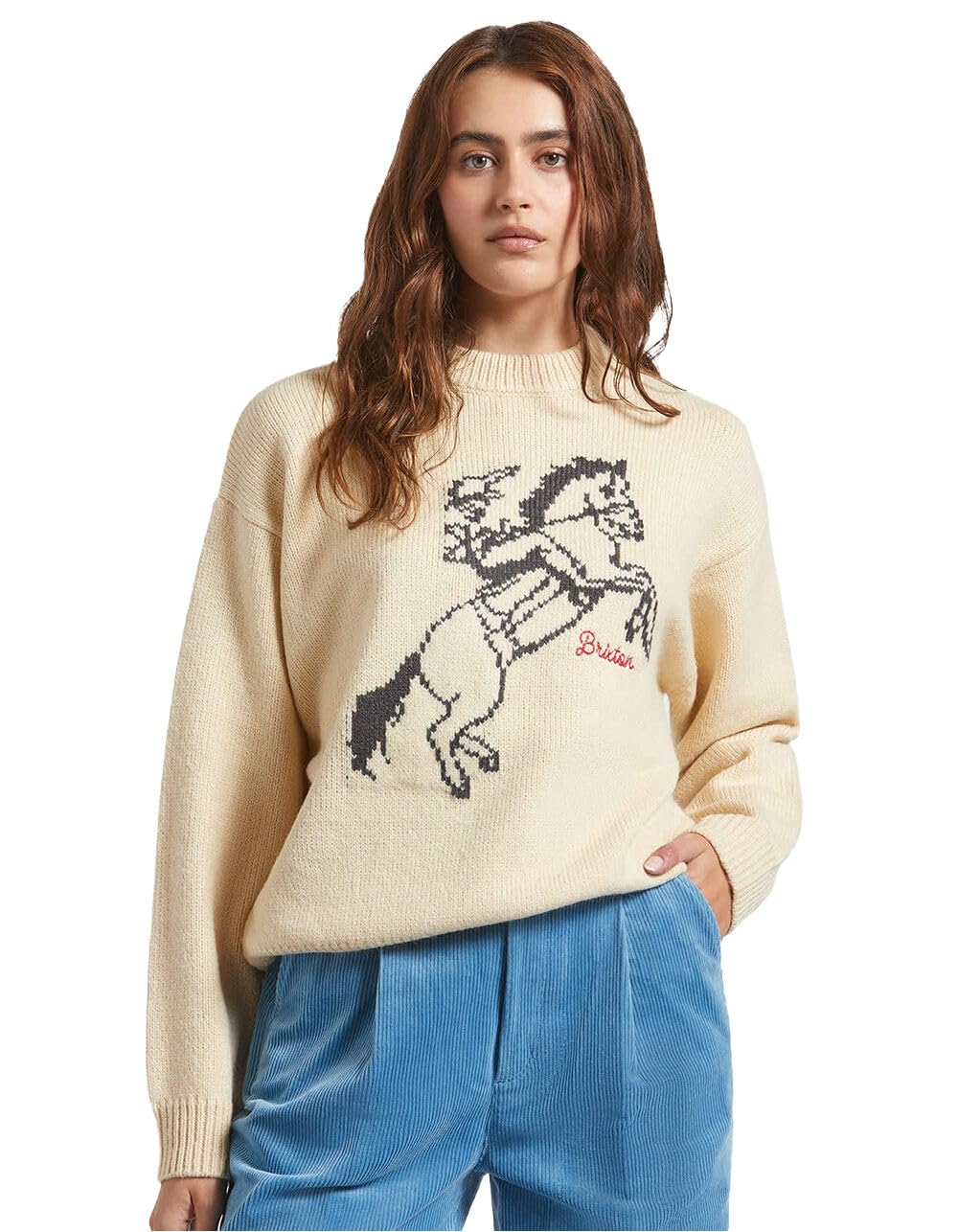 Brixton Ranching Club Womens Crewneck Sweater