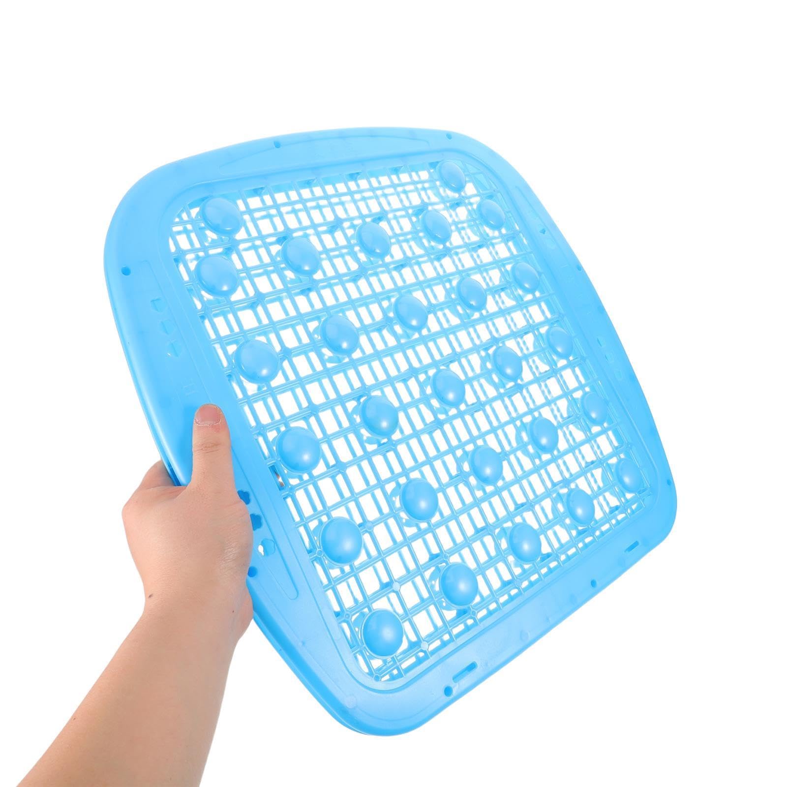 Cojín para Asiento de montacargas: Transpirable y ventilado, con Doble Capa de Bolas de Masaje, diseño Hueco de 40 x 39 cm, Ideal para excavadoras de Camiones.