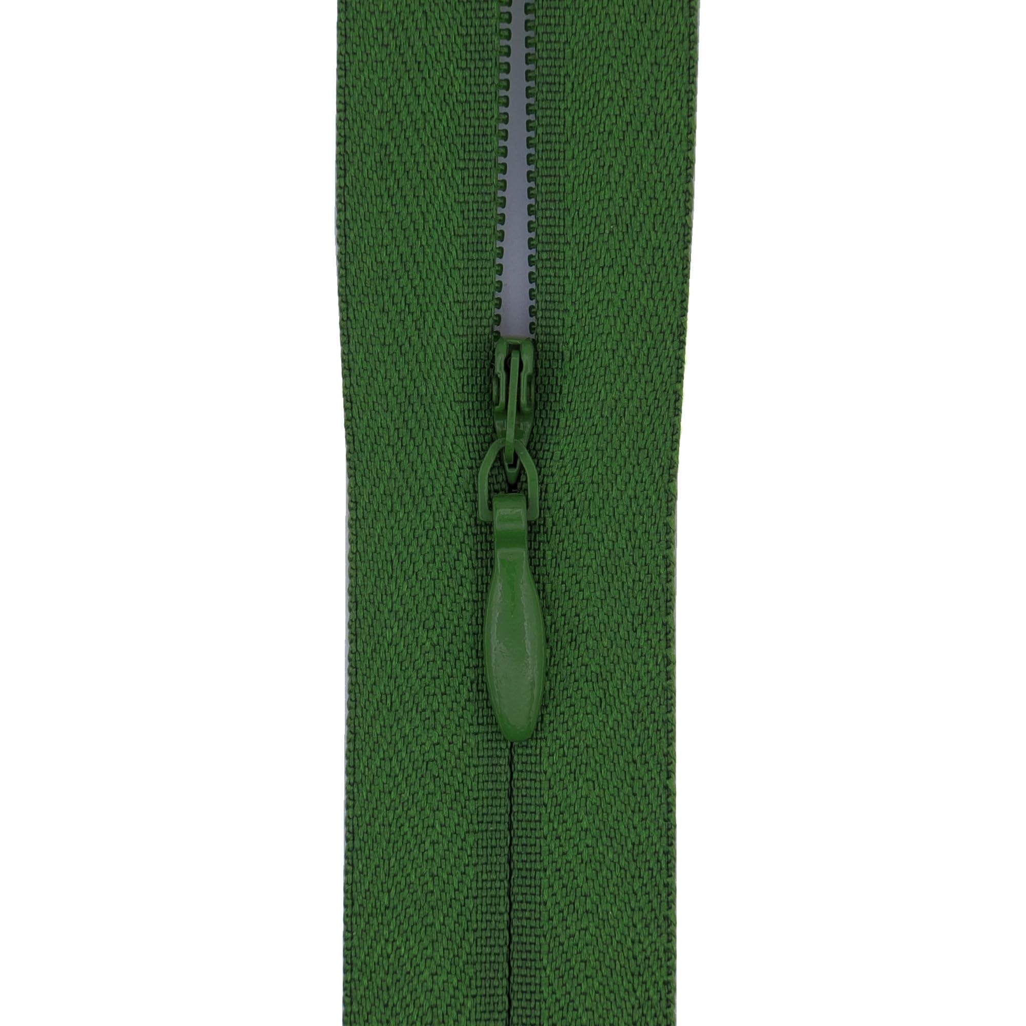 Y-Connection Deep Hunter Green #3 Invisible Zip 16 Inch (40Cm) – Close-End With Woven Tape For Sofa Cushions, Pillows & Dress Backs - Professional Hidden Nylon Zips For Home Decor & Dressmaking -1 Zip (Deep Hunter Green)