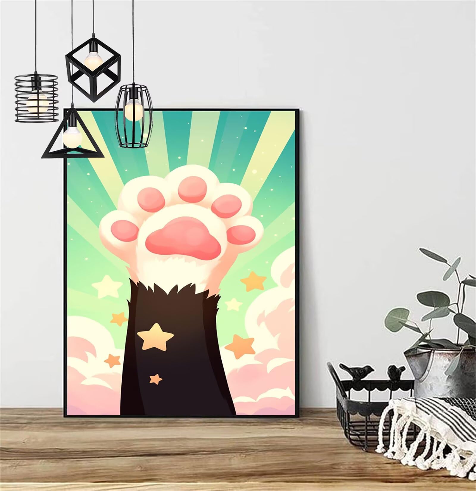 Diamentowe malowanie kreskówka diamentowe malowanie dzieci 100x150 cm 2025 kot malarstwo diamentowe, DIY 5D diamentowe rysunki ścieg krzyżykowy rzemiosło dla dorosłych, obraz diamentowy prezenty