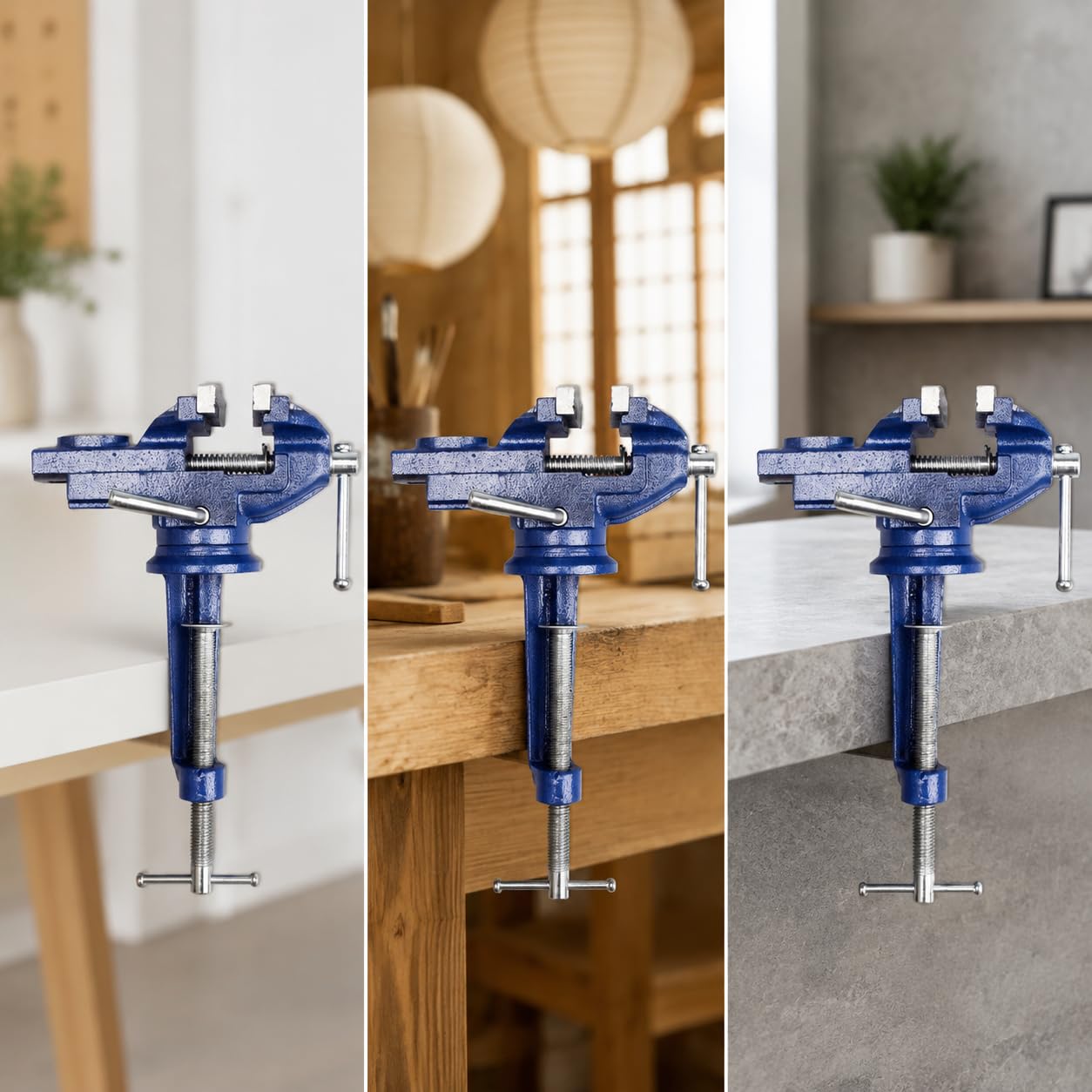 Étau Table Métal Multifonction, Construction métallique, Étau à mâchoire, Réparations courantes, Pour les réparateurs, style to 1