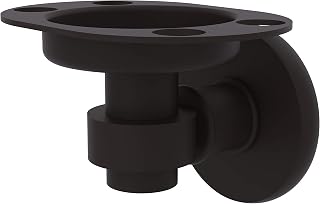 Allied Brass 2026-ORB Continental Collection Tumbler and Toothbrush Holder, Oil Rubbed Bronze