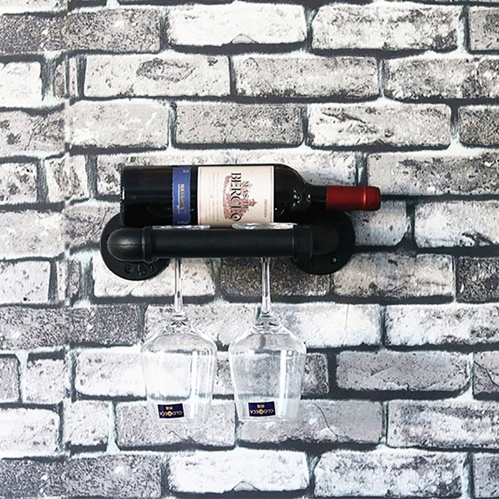 Support de vin à vin mural gain de place pour désencombrer la cuisine