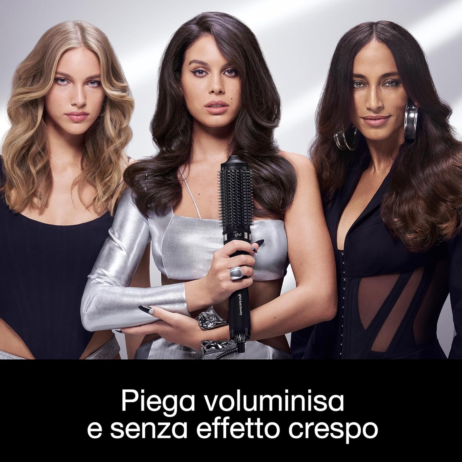 ghd Duet Blowdry, Spazzola Asciugacapelli Lisciante, Capelli più Lucenti fino a 24H, Da Bagnato ad Asciutto Senza Danni da Calore, Piega 3x più Voluminosa, Per Tutti i Tipi di Capelli, Nero | Da Bagnato ad Asciutto Senza Danni da Calore, Piega 3x più Volu