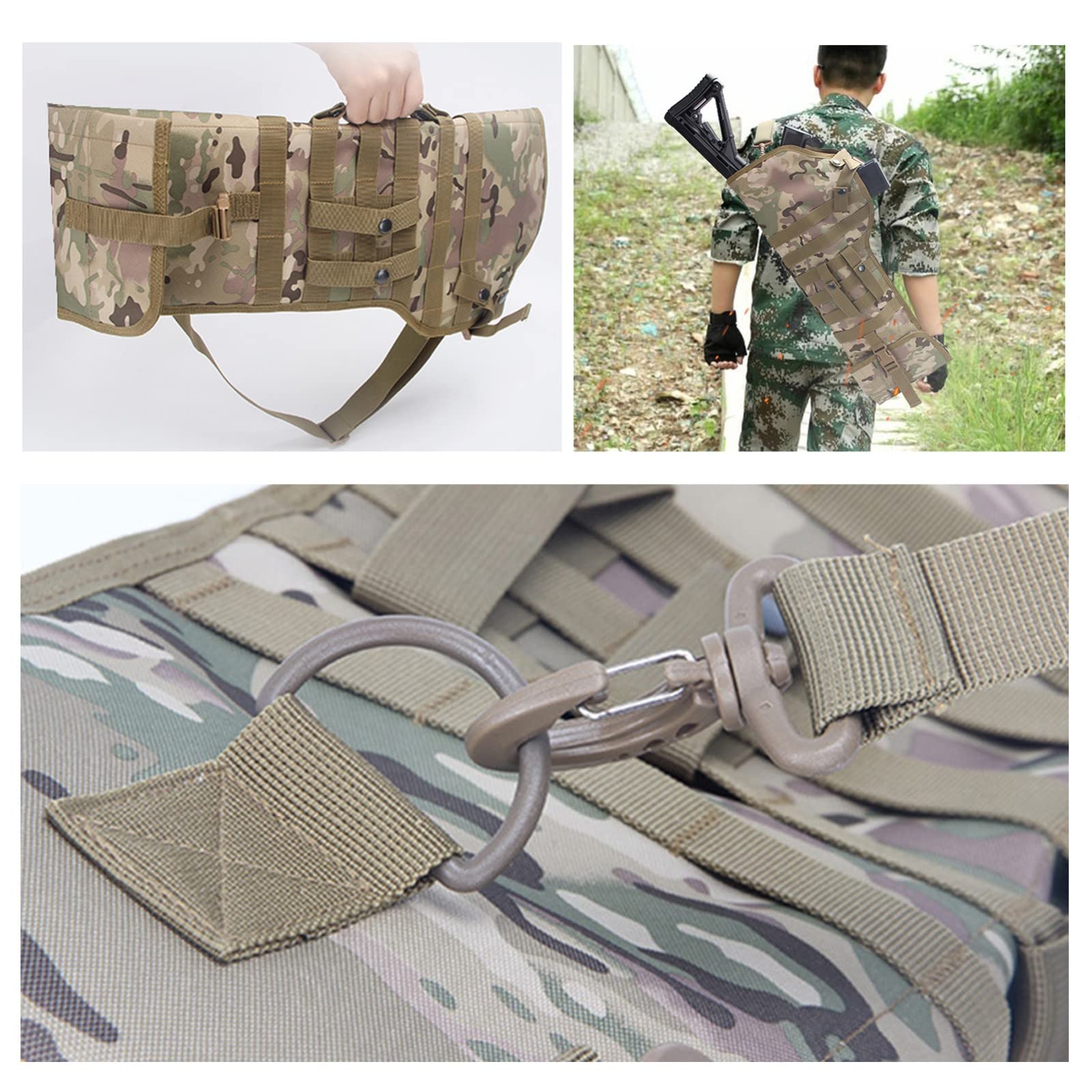 Funda para Fusil,Bolsa para Rifle Escopeta Airsoft, Caza Rifle Táctico Scabbard Militar Ripstop Impermeable Duradero Bolsa para Rifle con Correa de Hombro
