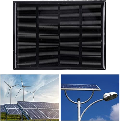 Miniatura 4 de Panel solar, respetuoso del medio ambiente de alta conversión resistente al viento y a la nieve ahorro de energía 6V 320MA cargador de panel solar