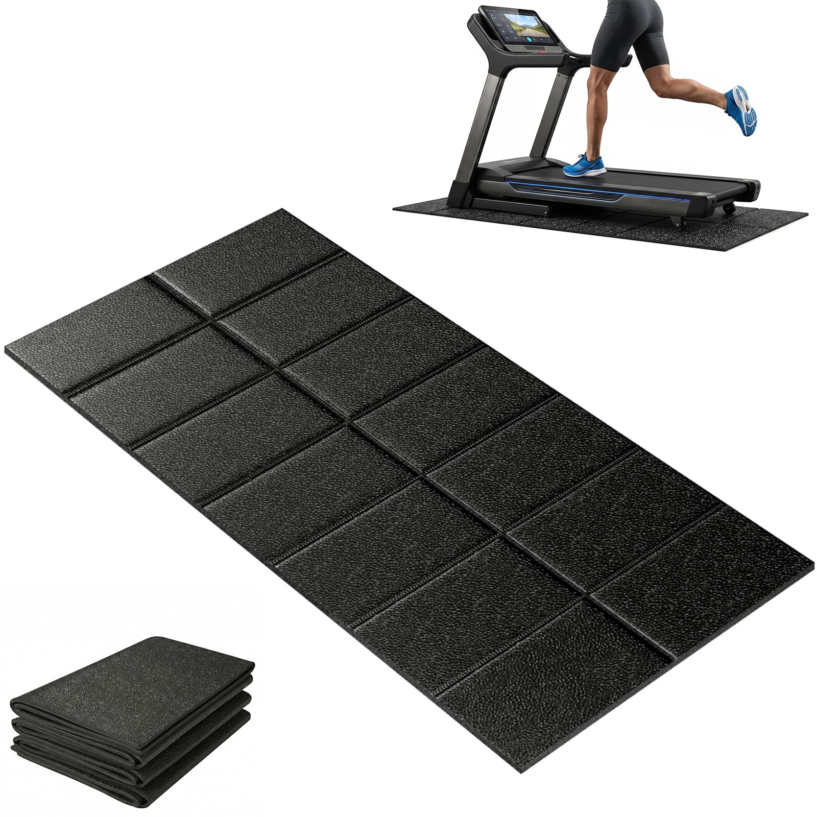 Vortihive Treadmill Mat, Walking Pad Mat for Carpet & Hard Floors