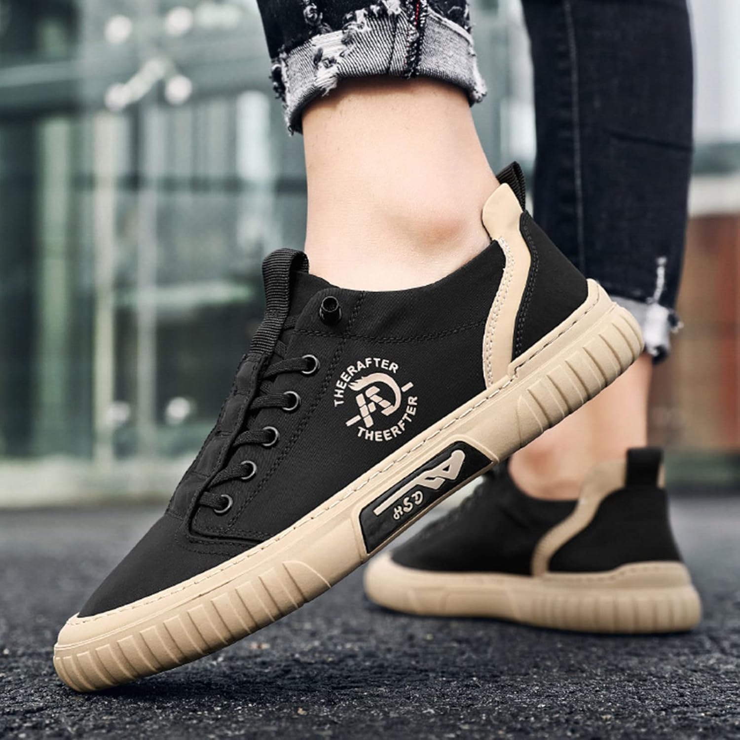 AngryMonkey Hopomart Summer Casual Breathable Men's Shoes,2022 New Outdoor Travel Non-Slip Low Top Sport Jogging Shoes - Image 9