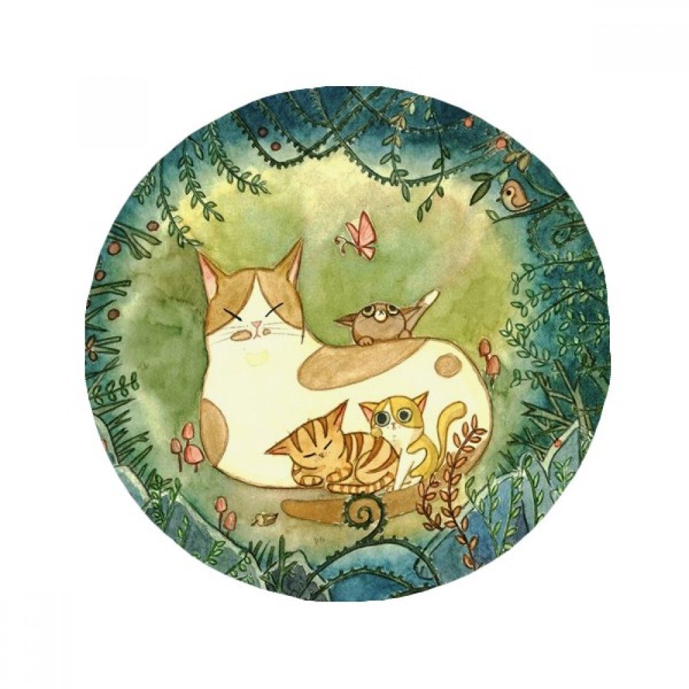 Tapis de salle de bain chat original DIYthinker, idée cadeau déco maison
