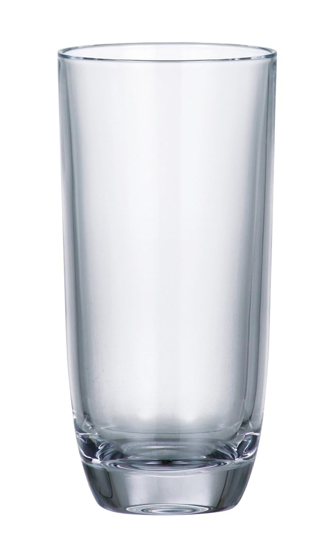 Barski Glass Hiball Crystalline Highball Glasses 10 5 oz Made in Europe Set of 6