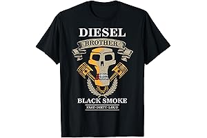 Diesel Brothers Fast Loud Dirty Powerstroke Black Smoke T-Shirt