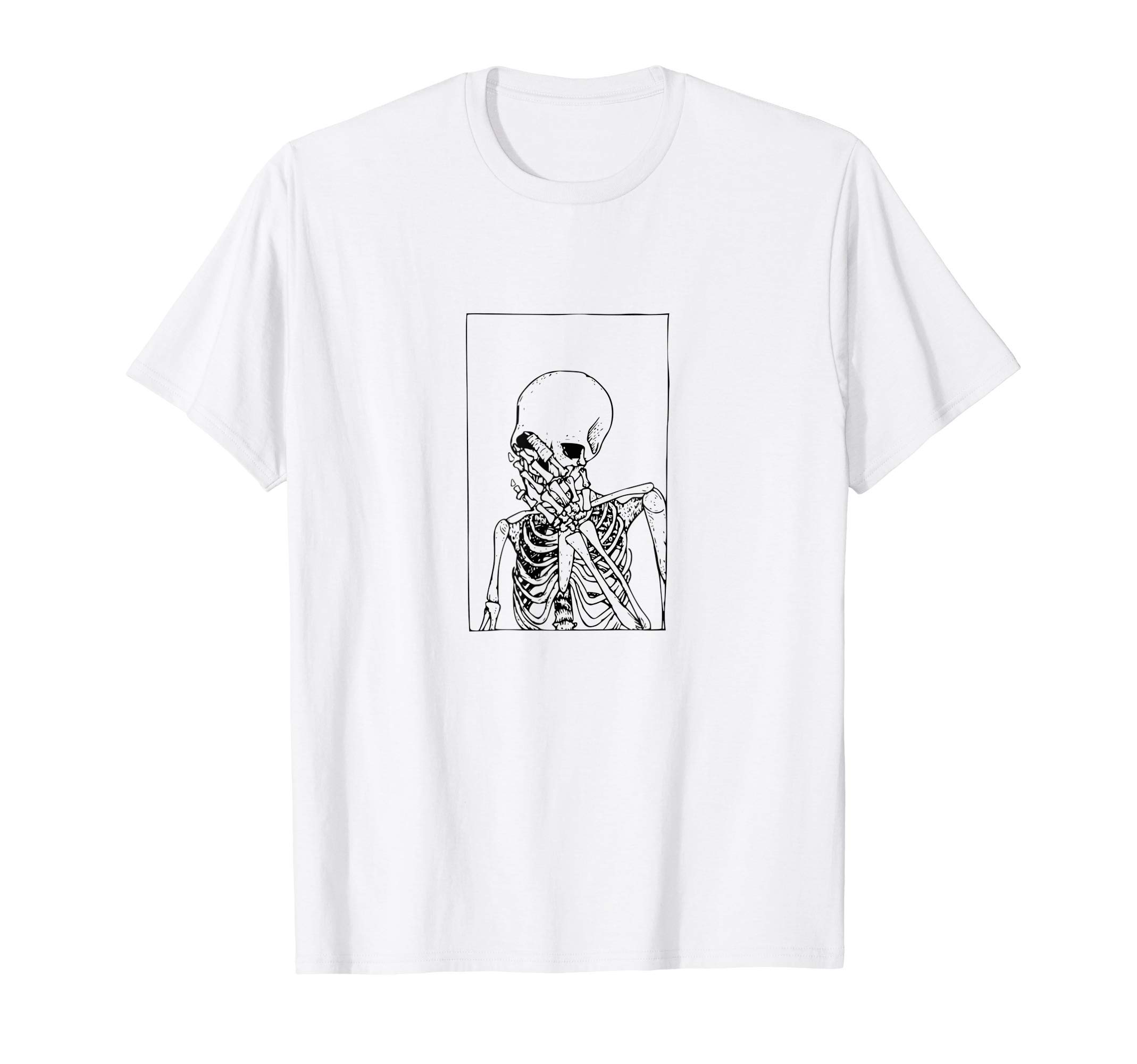 TUMBLR-INSPIRED VAPORWAVE STREETWEARVintage Aesthetic Skeleton T-Shirt