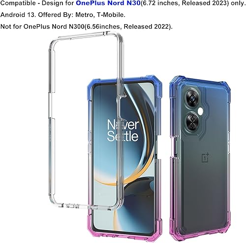 Miniatura 2 de Ailiber Funda para OnePlus Nord N30, One Plus Nord N30 con protector de pantalla, protección de estructura de doble capa, protección de poliuretano