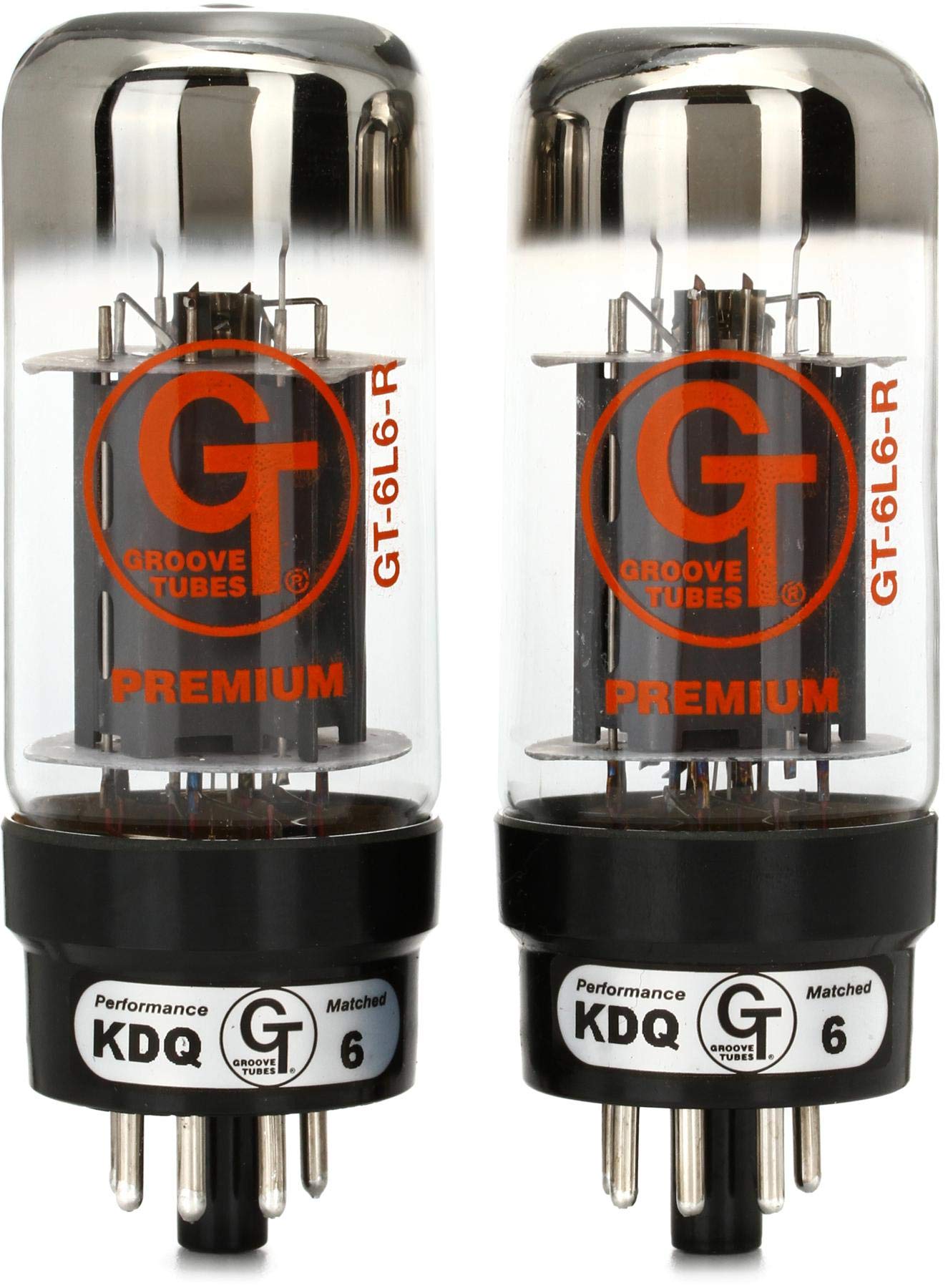 Groove Tubes Gold Series GT-6L6-R Matched Power Tubes Medium (4-7 