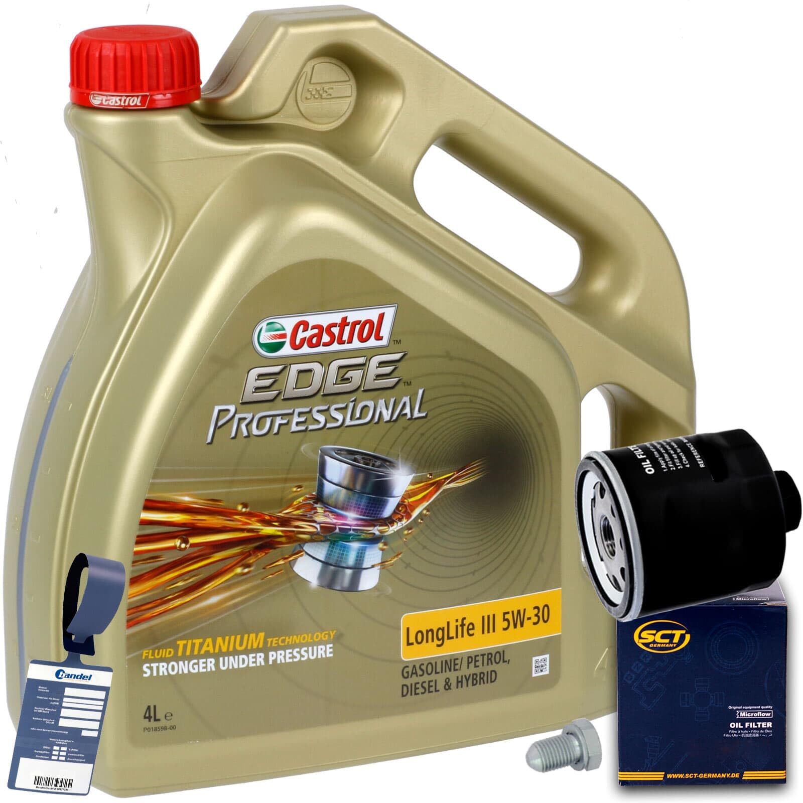 Ölfilter + 5W30 LL 3 für Polo 6R 9N Beetle Golf 5 Caddy 3 + Roomster