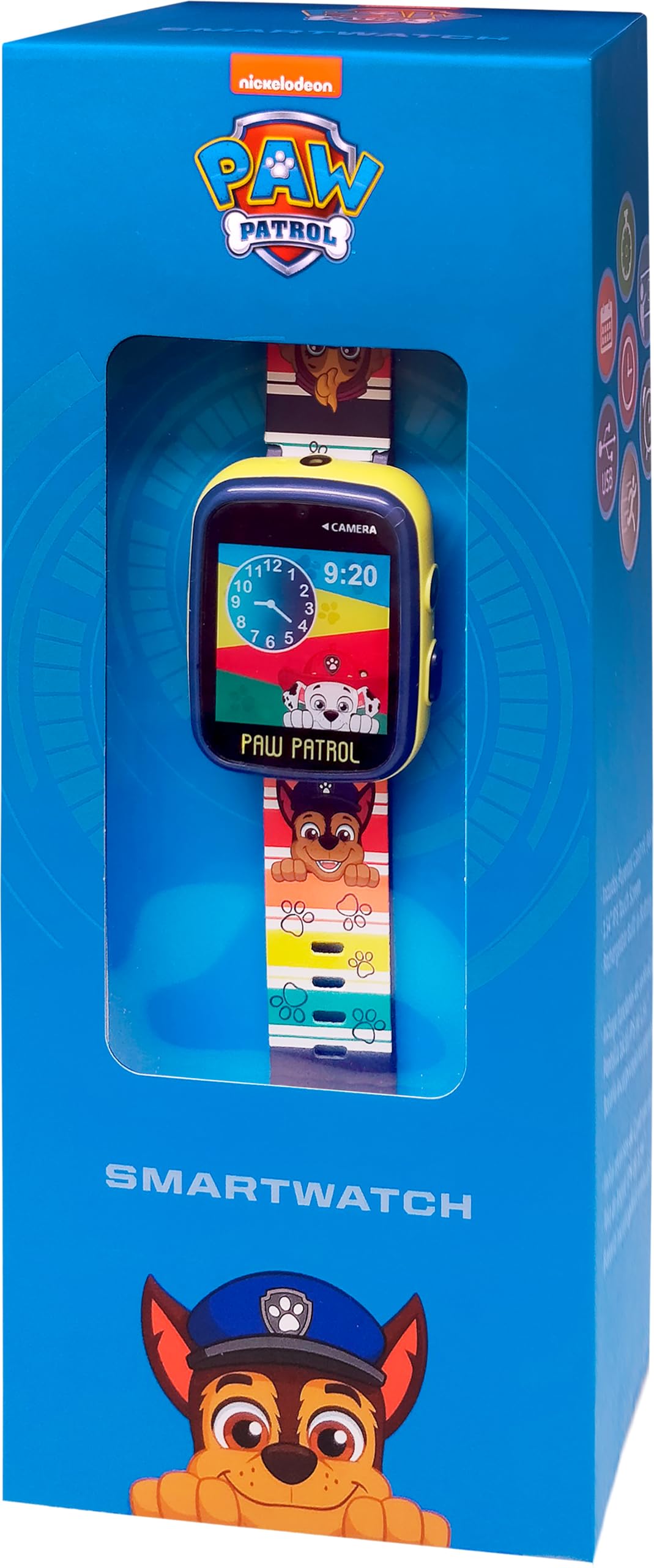 Paw Patrol- Smartwatch Pat Patrouille Montre Intelligente, PW19836, Multicouleurs, Small
