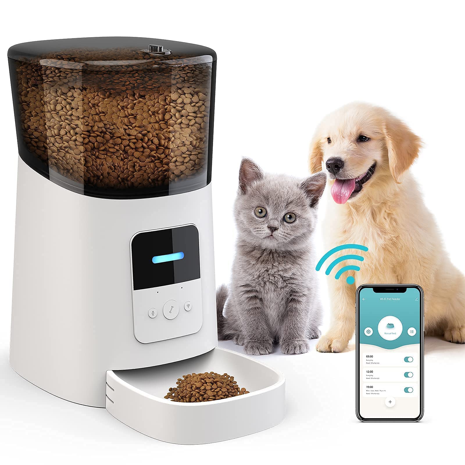 app controlled dog feeder