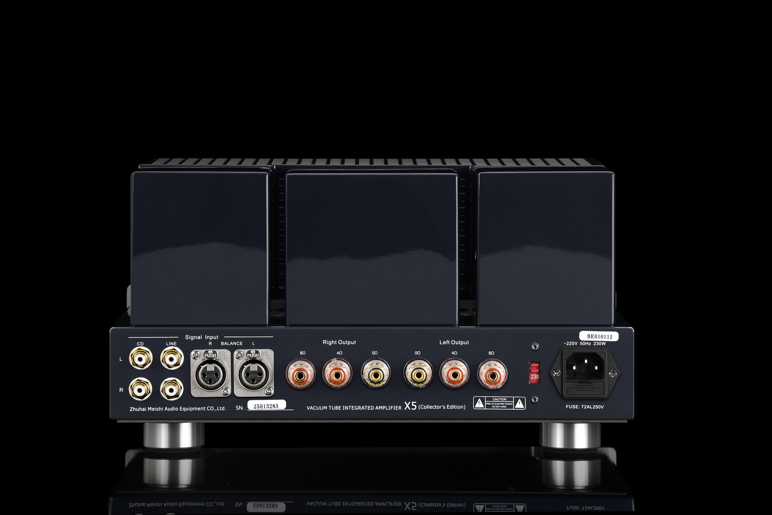 X5 amplificatore valvolare integrato, amplificatore sottovuoto push-pull, con telecomando, uscita cuffie da 6,35 mm, modalità ultralineare e triodo, tubi EL34 x4