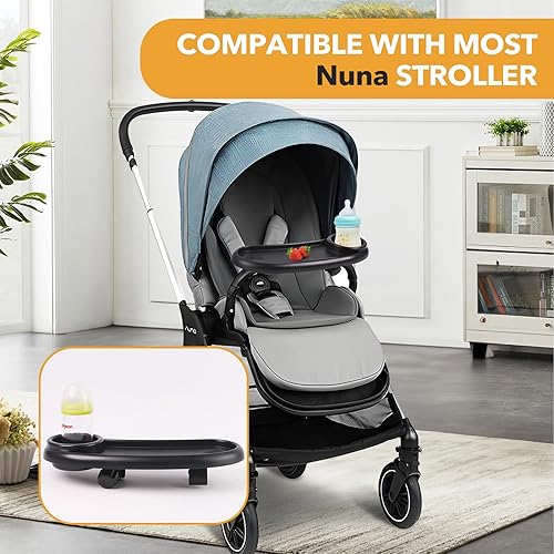 Miniatura 3 de Bandeja de aperitivos compatible con Nuna, bandeja de aperitivos para cochecito compatible con Nuna, accesorio de bandeja de aperitivos 3 en 1