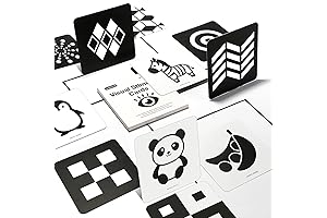 beiens Black and White Flash Cards for Babies