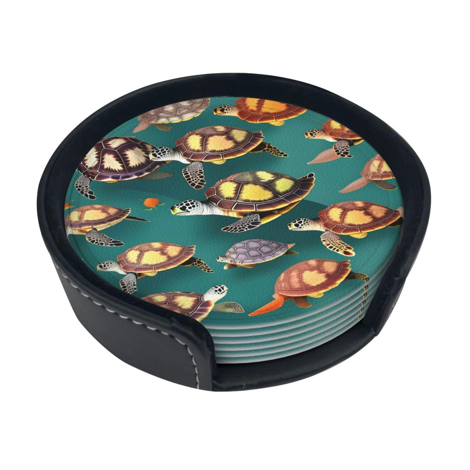 Dessous de verre tortue de mer pour vos apéritifs en terrasse et décoration de table