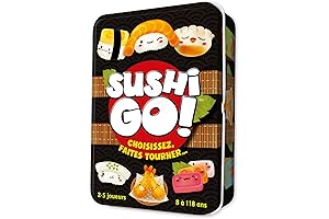 Sushi Go Party! Tin (FR) Deluxe Sushi Draft Board Game