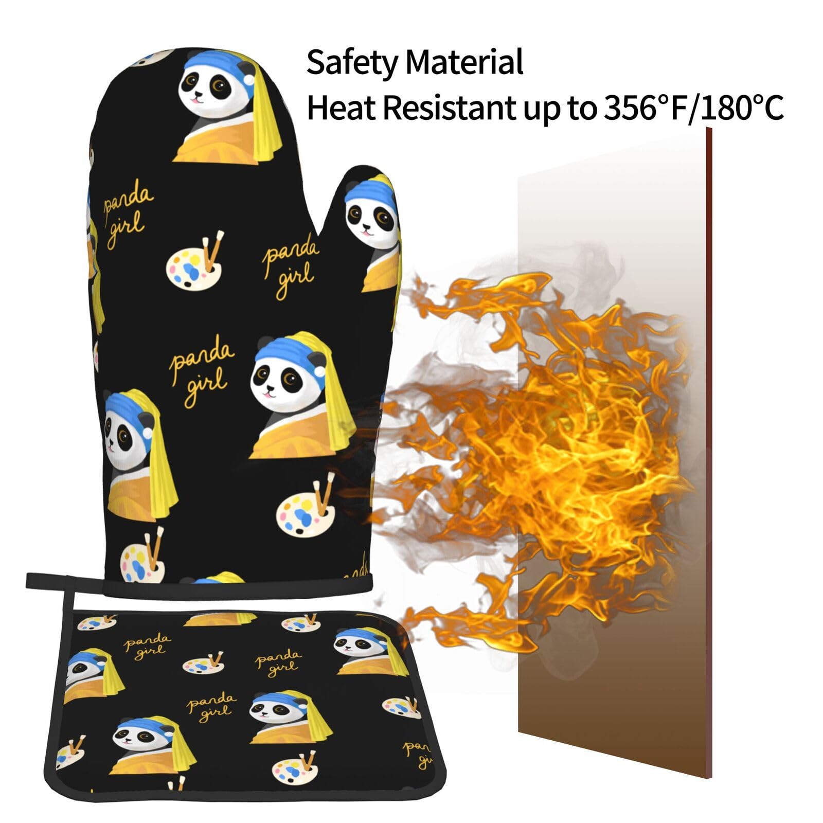 Mexpekil Lot De 3 Maniques Et Maniques - Motif Hérisson De La Forêt