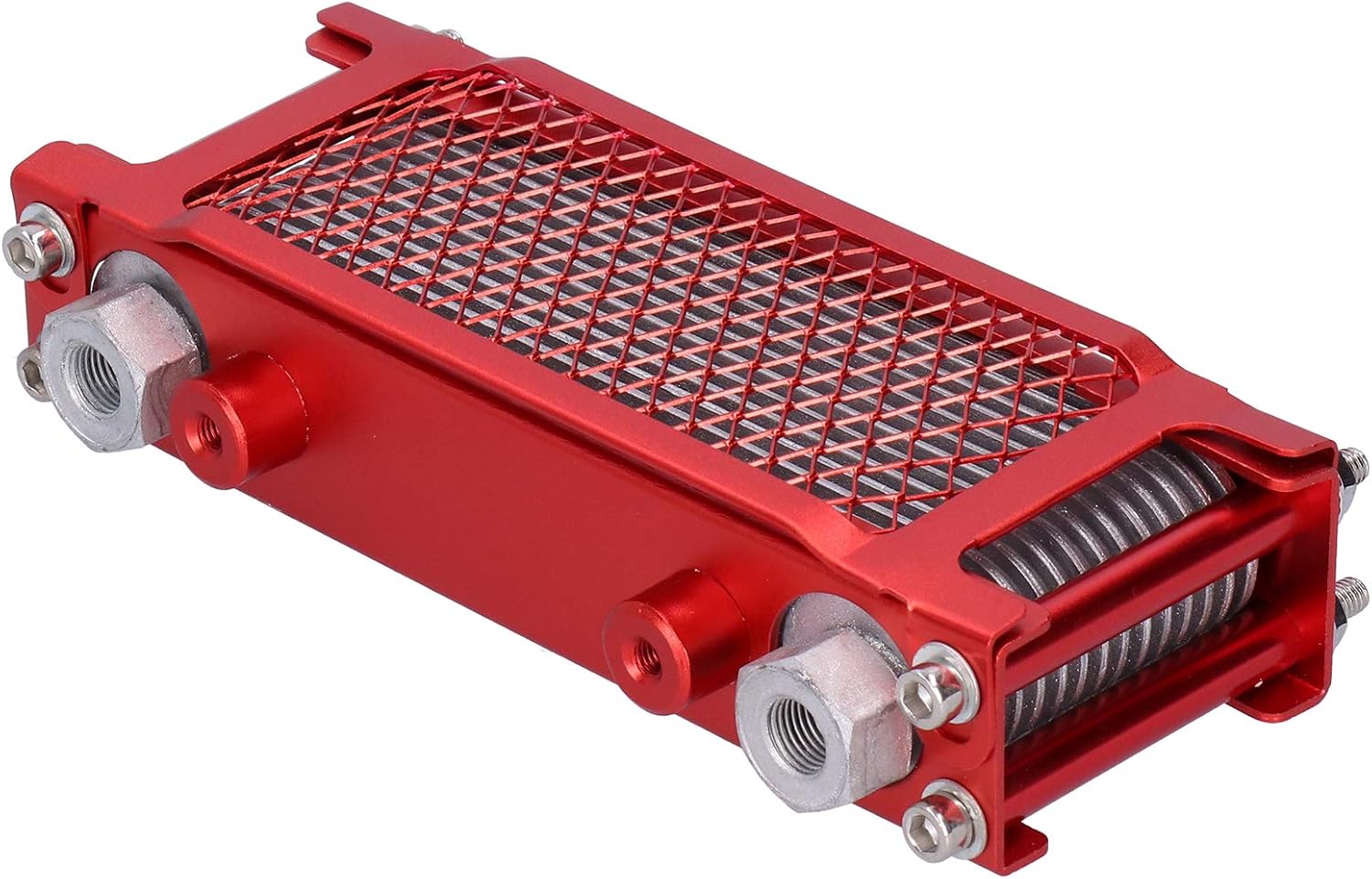 Universal Engine Oil Cooler Kit Radiator for 100CC to 250CC Motorcycle Dirt Bike ATV - Quickly Dissipates Heat, Reduces Wear, Boosts Power