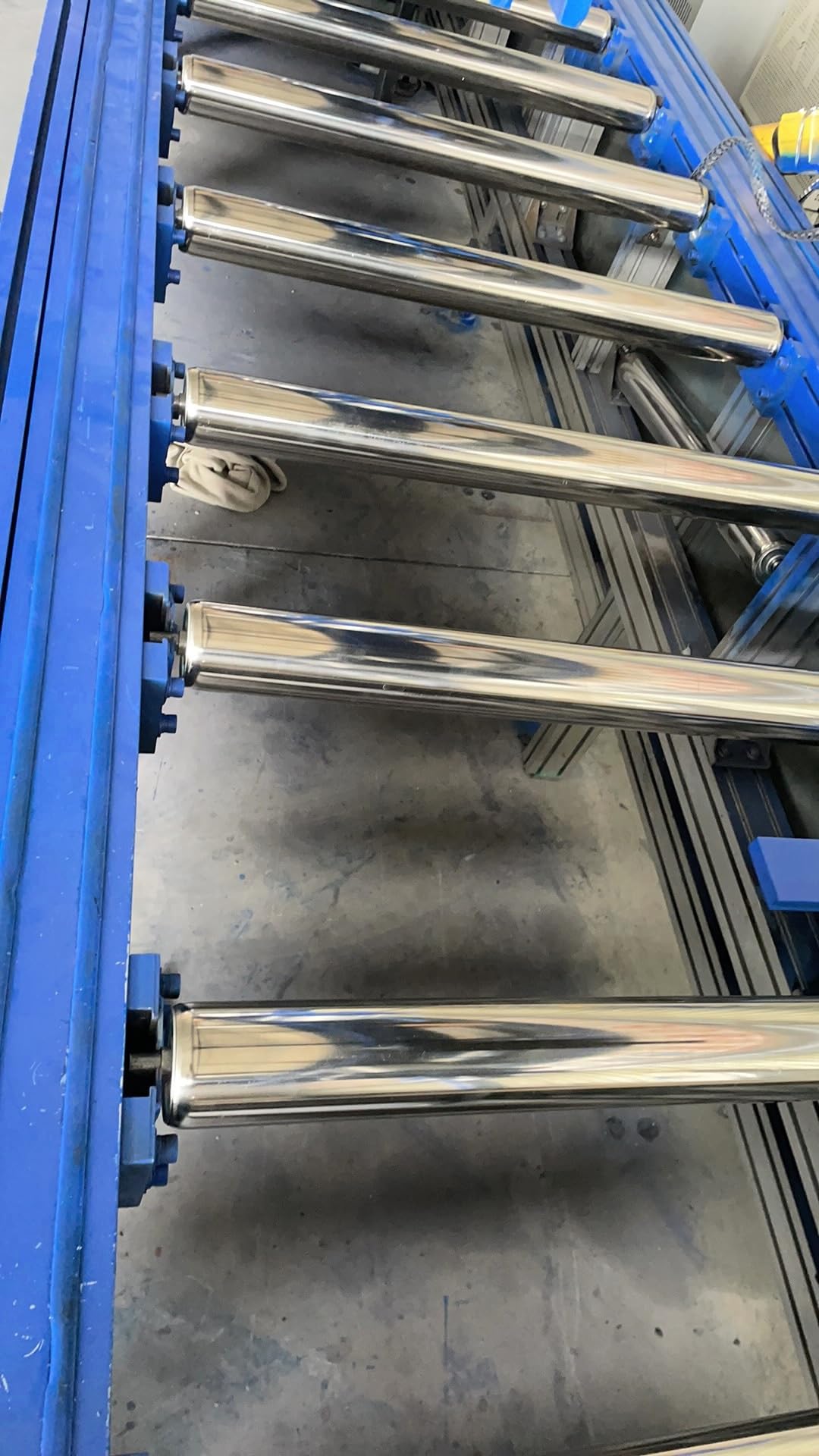 Juego de rodillos de transporte pesado con diámetro de 5-1" y 2" de diámetro, 8" a 36" de largo, rodillos metálicos industriales para el tratamiento de neumáticos y materiales, ideal para