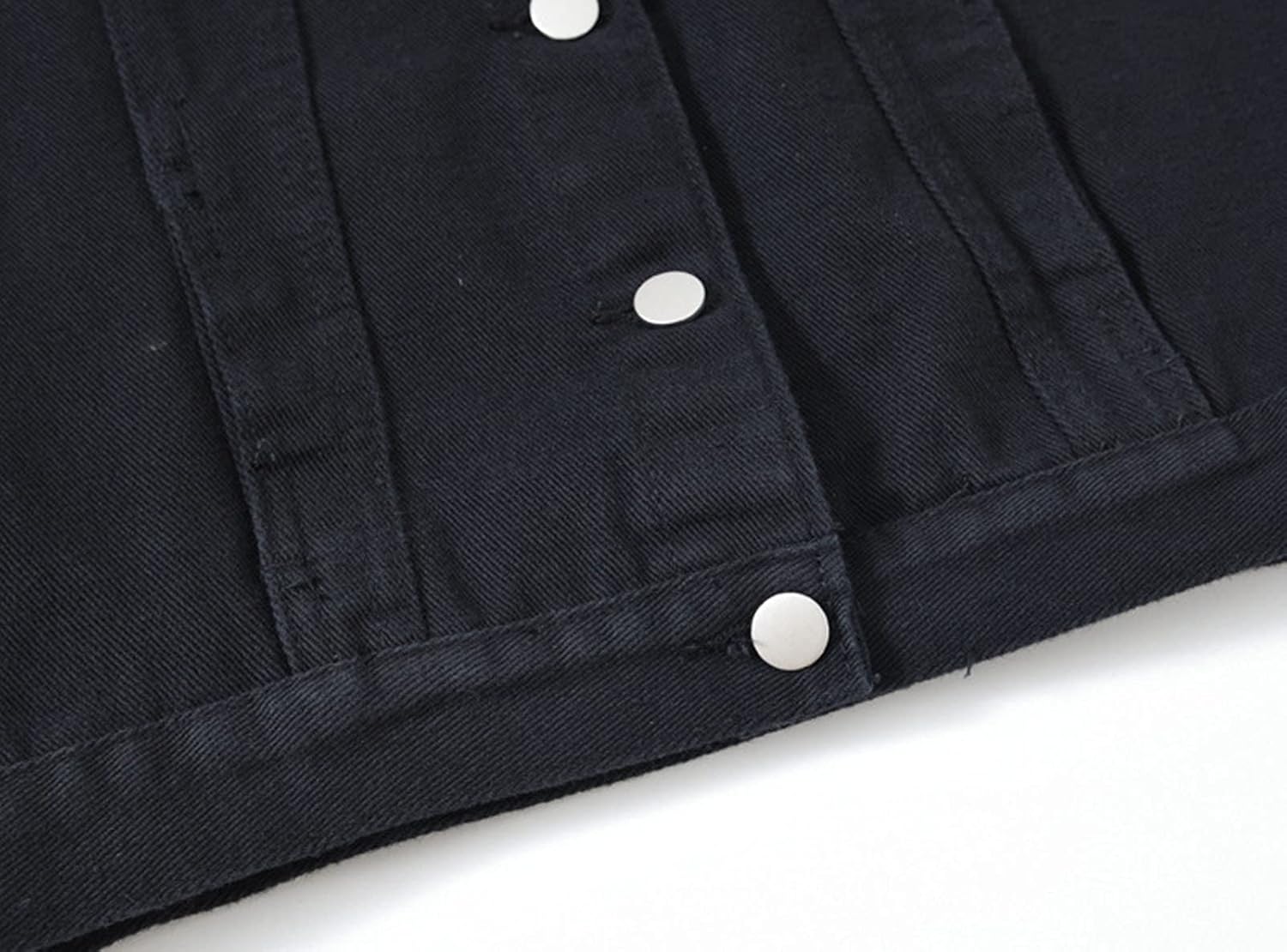 HALITOSS Women's Buttoned Washed Denim Jacket Sleeveless Crop Vest 6 Color - Image 6