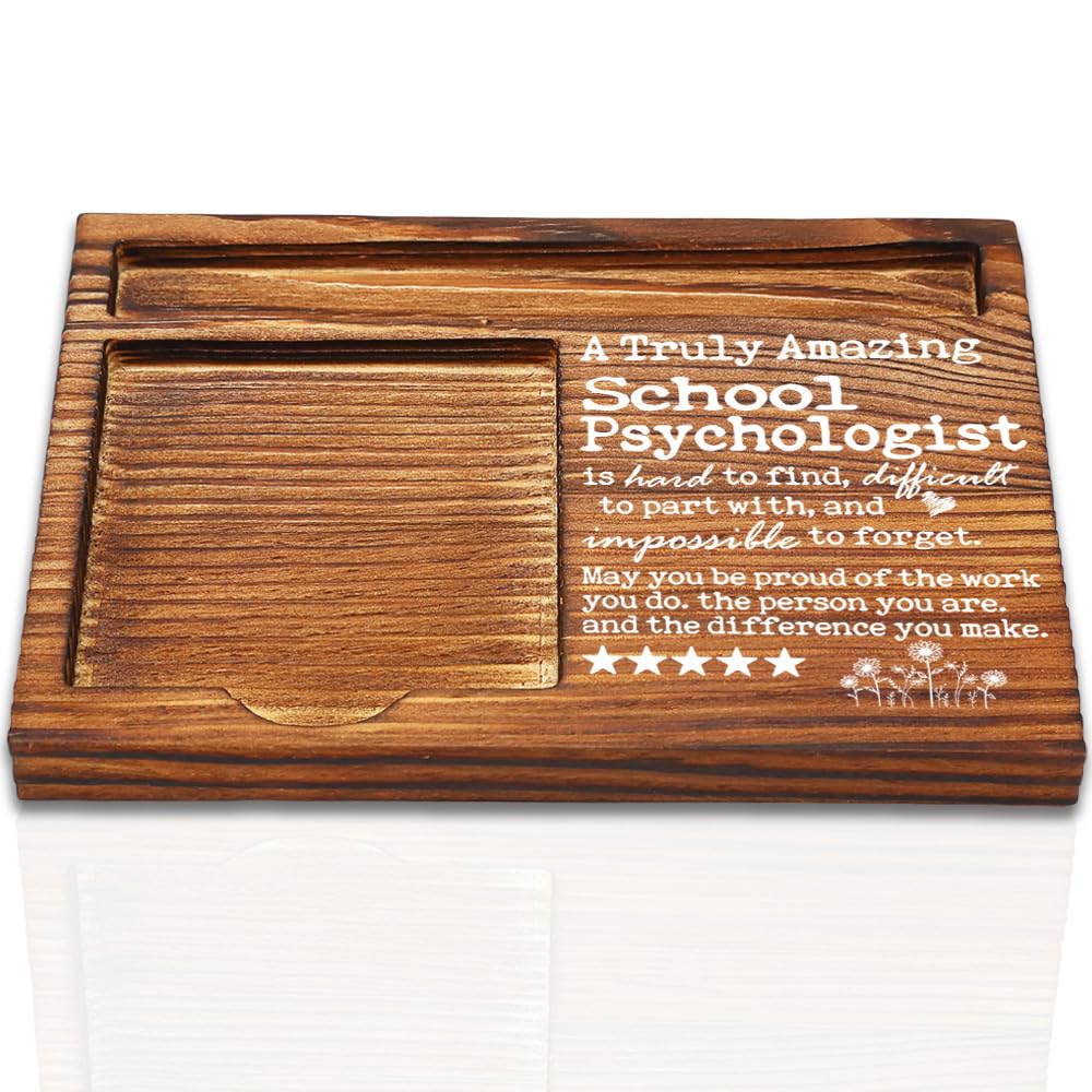 Thank You Appreciation Gifts for School Psychologist, Going Away Gift Retirement Gift for School Psychologist, A Truly Amazing Best School Psychologist Gifts Self-Stick Note Pad Holders-DW48