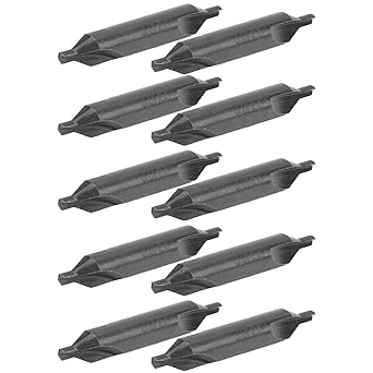 Wedinard HSS Centering Drill, Heat - resistant A - Type Combined Drill Bit, High Speed Steel Processing Tool for Bench Drills Industry Milling Machines Machining Centers