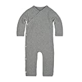 Baby Boys' 100% Organic One-Piece Long Sleeve Coverall