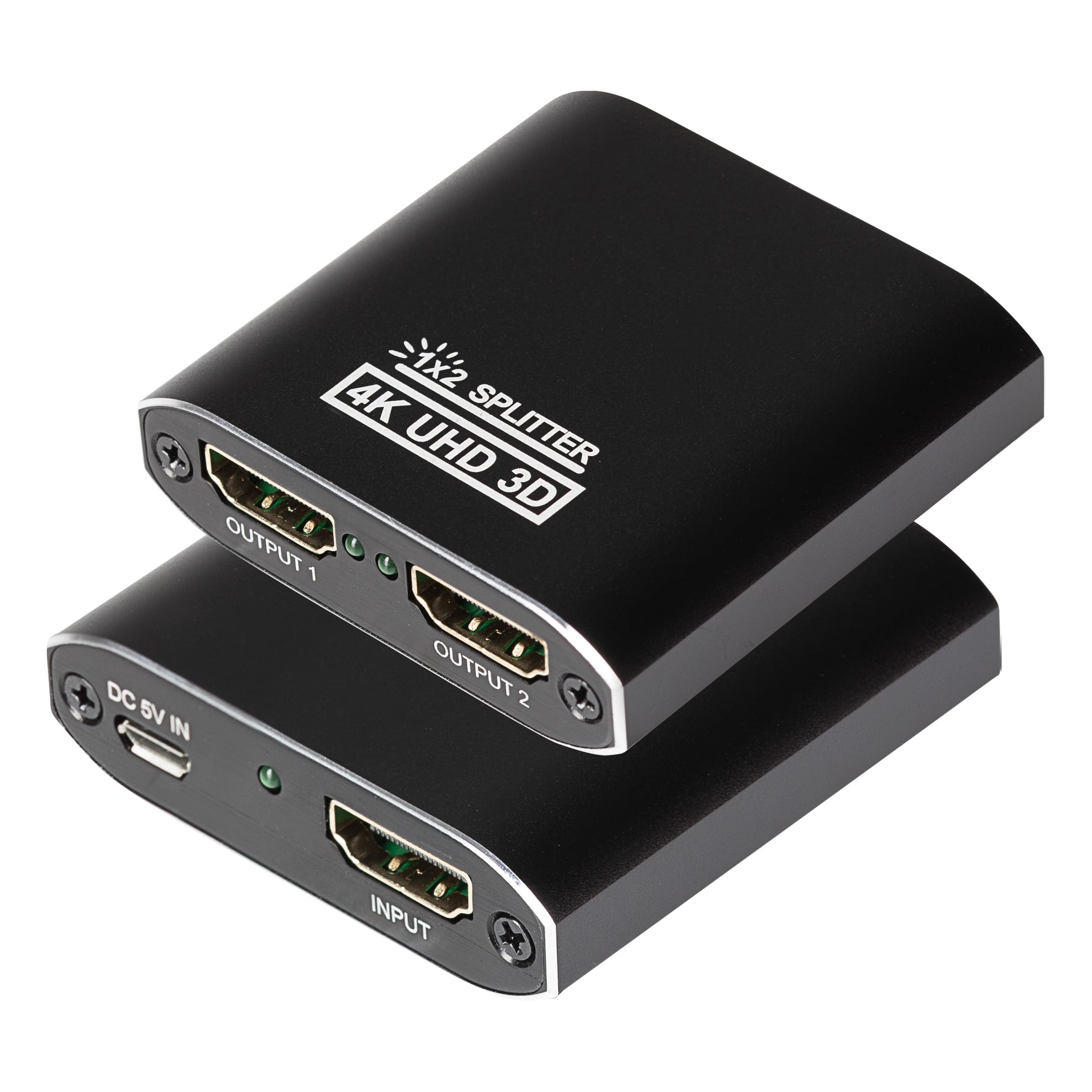 Maplin Hdmi Splitter 1 Port In 2 Ports Out 4K Ultra Hd @30Hz 10.2Gbps