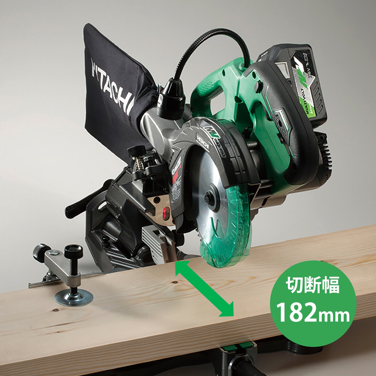 Amazon | HiKOKI(ハイコーキ) コードレス卓上スライド丸のこ 36V  