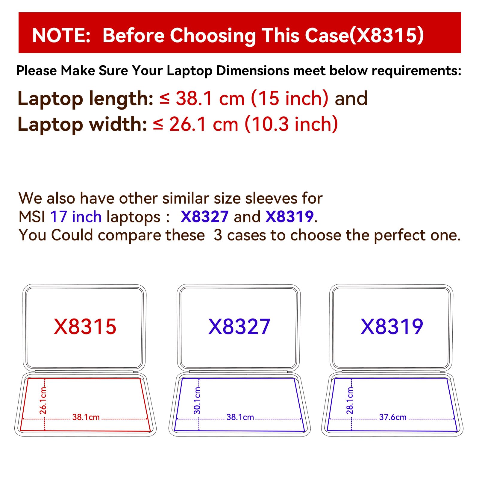 Smatree Twarde etui z tworzywa EVA kompatybilne z 43.2 cm MSI Creator Z17 A12UHST-046, do 43.2 cm MSI CreatorPro Z17 HX Studio - A14V/A13V, dla CreatorPro Z17 A12UMST-097 torba na notebooka (X8315)