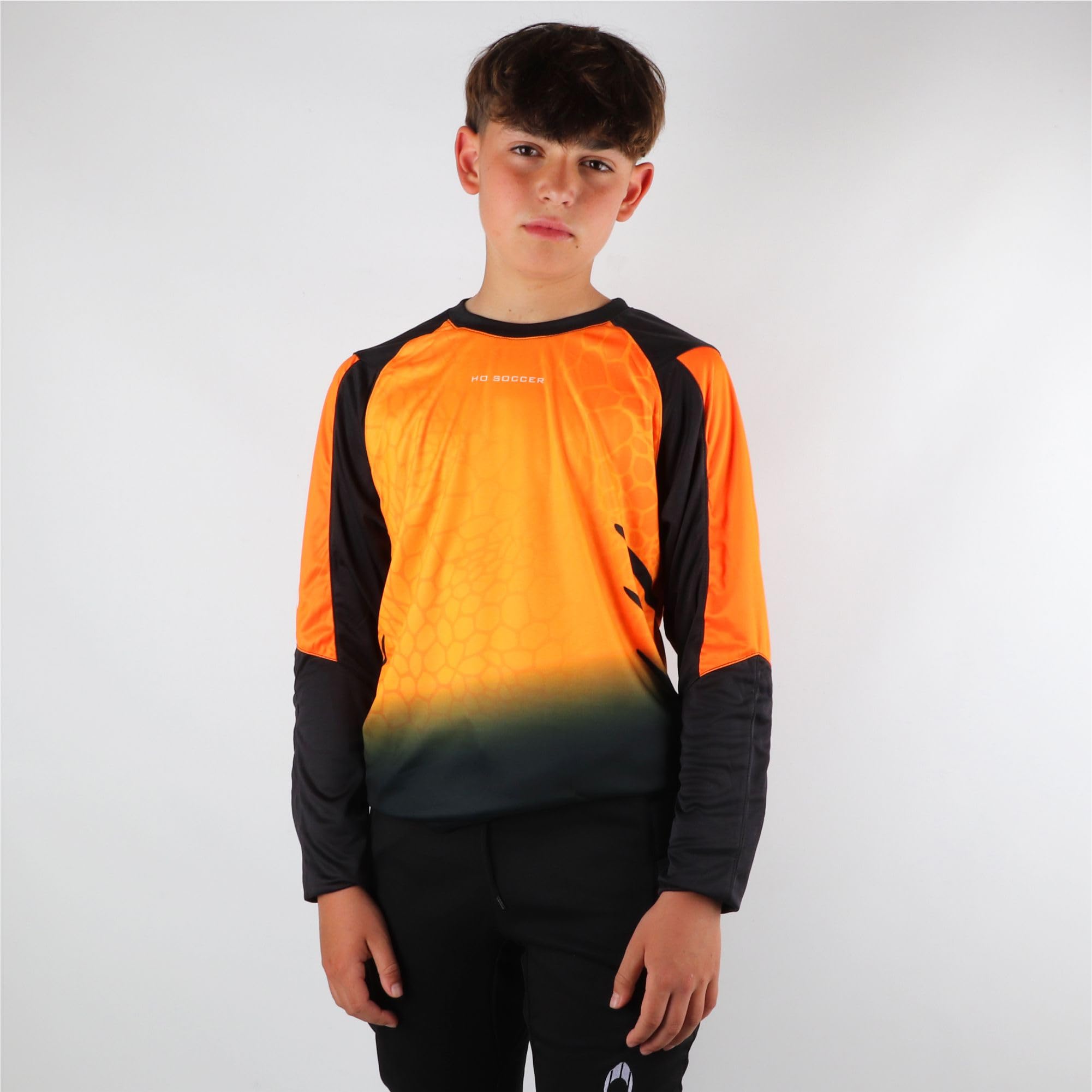 Ho Soccer Kid Keeper Set Deep-Sea Orange Coinsieme Portiere Unisex - Bambini e Ragazzi (Pacco da 1)