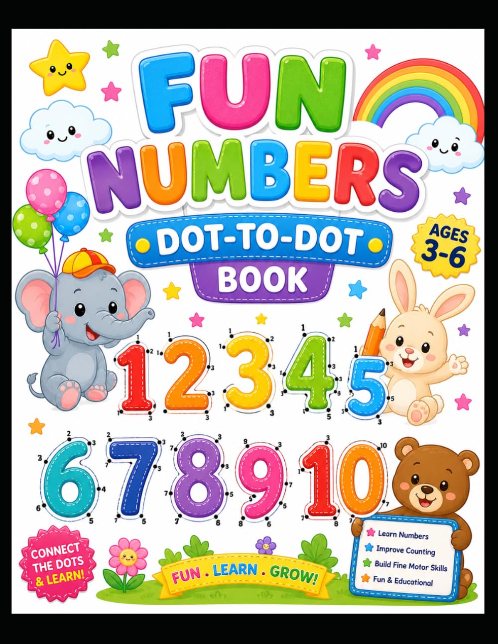 My First Numbers Tracing, Counting, Shapes & Fun Learning Activities