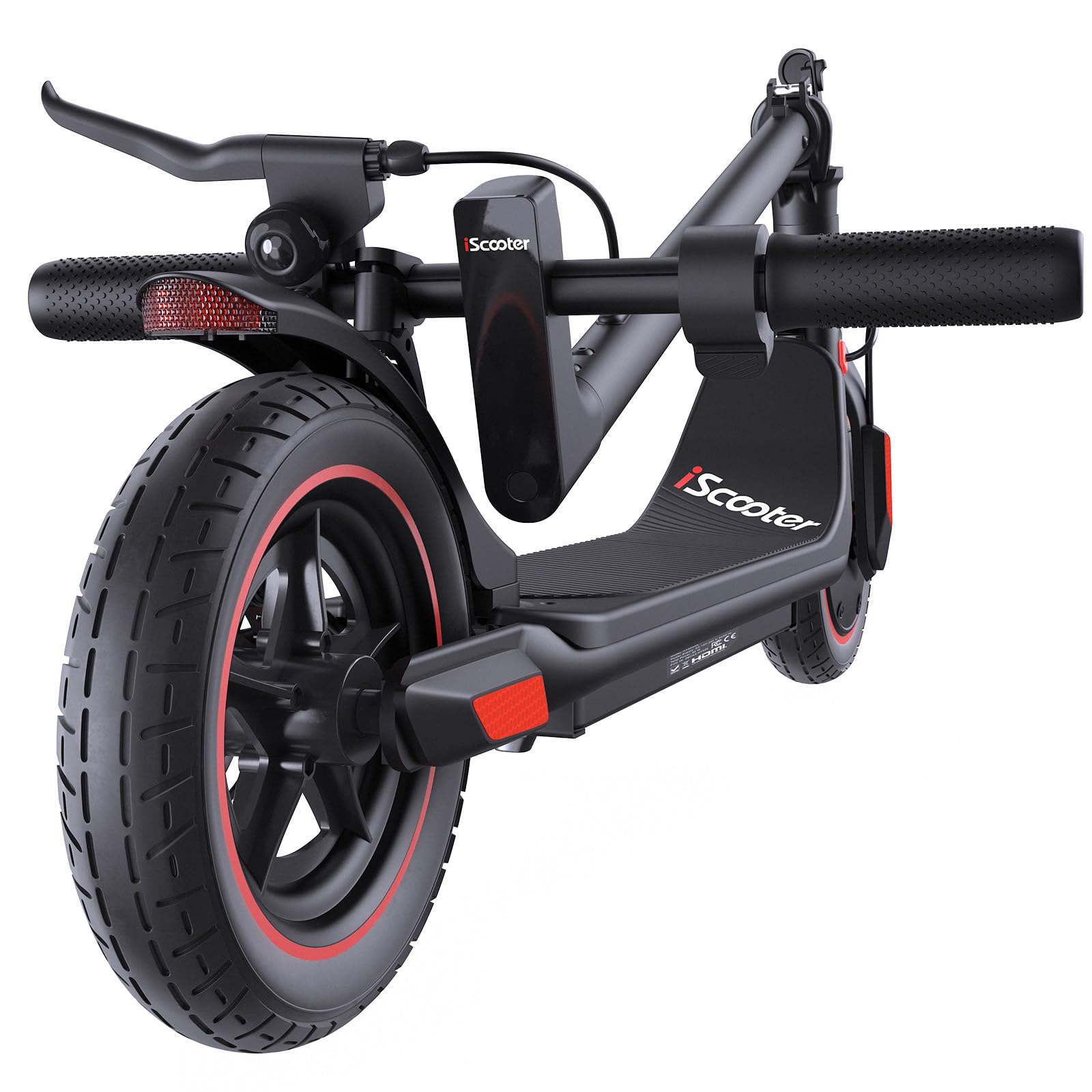 iScooter Electric Scooter for Adults & Teens, 500/650 Peak Power, Up to 15/18/25 Miles Range, 19/22/25 MPH Top Speed, Cruise Control, Dual Braking System, Foldable E-Scooter for Commuting & Campus UseGlobal Recycled StandardGlobal Recycled StandardGlobal Recycled Standard