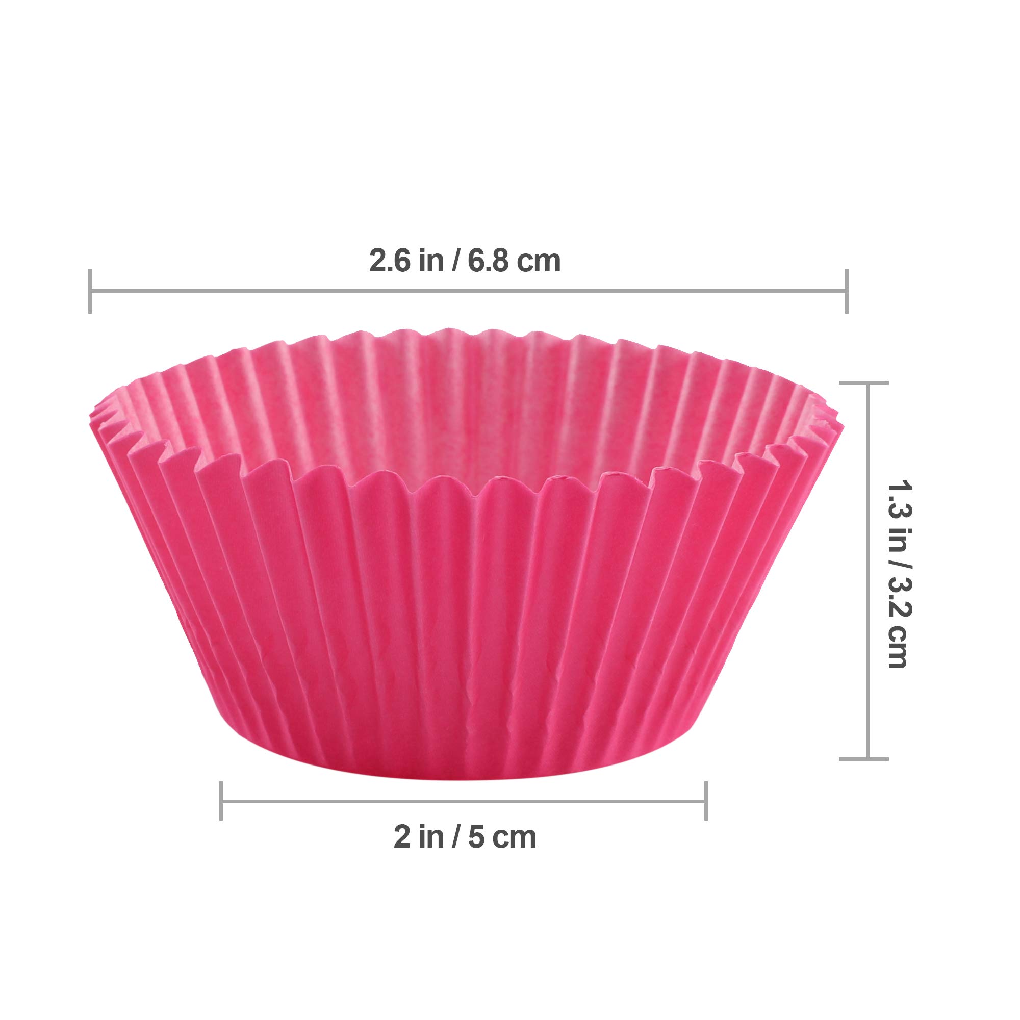 Baking Cups, 100 Pieces Paper Cupcake Wrappers