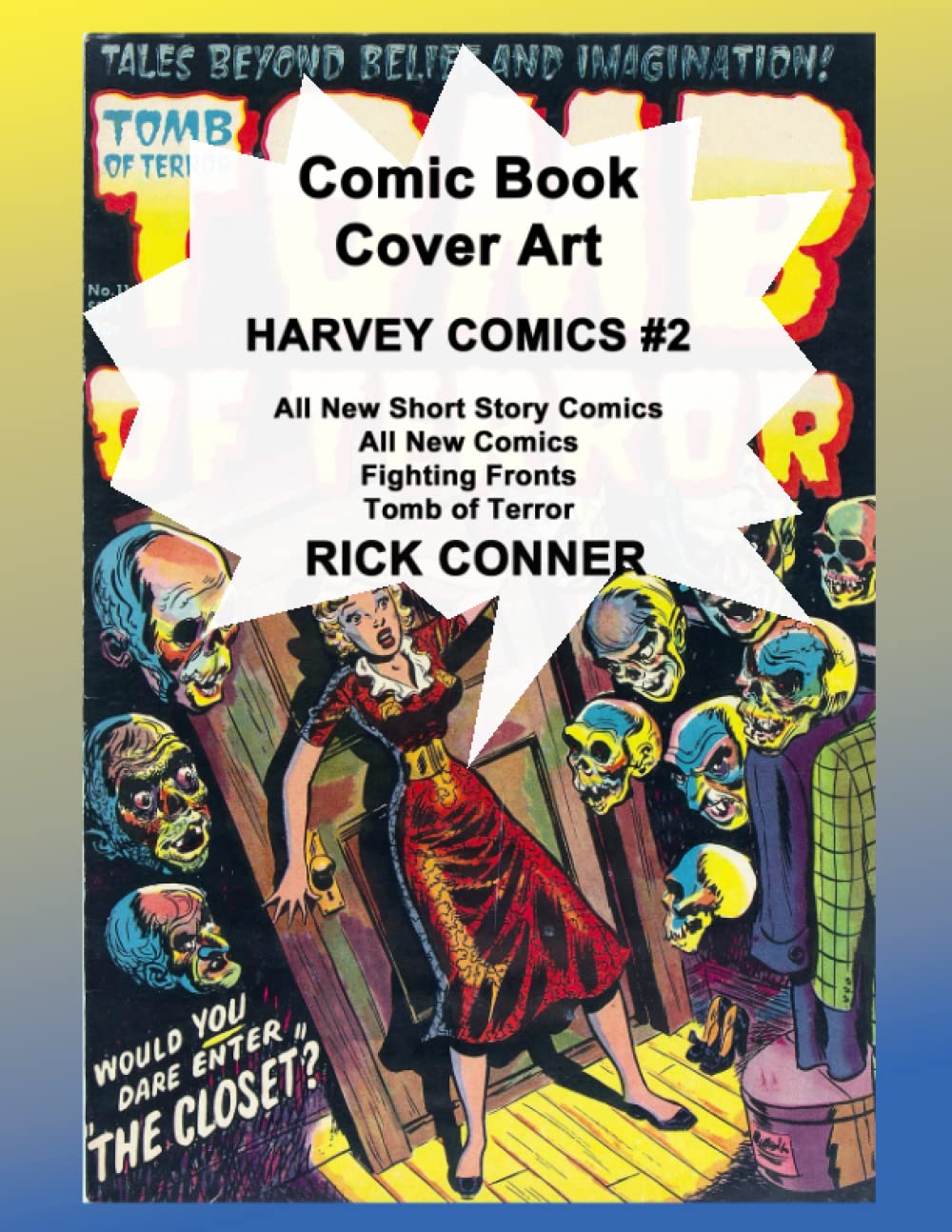 Comic Book Cover Art HARVEY COMICS #2: All New Short Story Comics, All New Comics, Fighting Fronts, Tomb of Terror