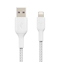 Belkin BoostCharge Braided Lade/Sync Kabel USB-A Stecker auf Lightning Stecker