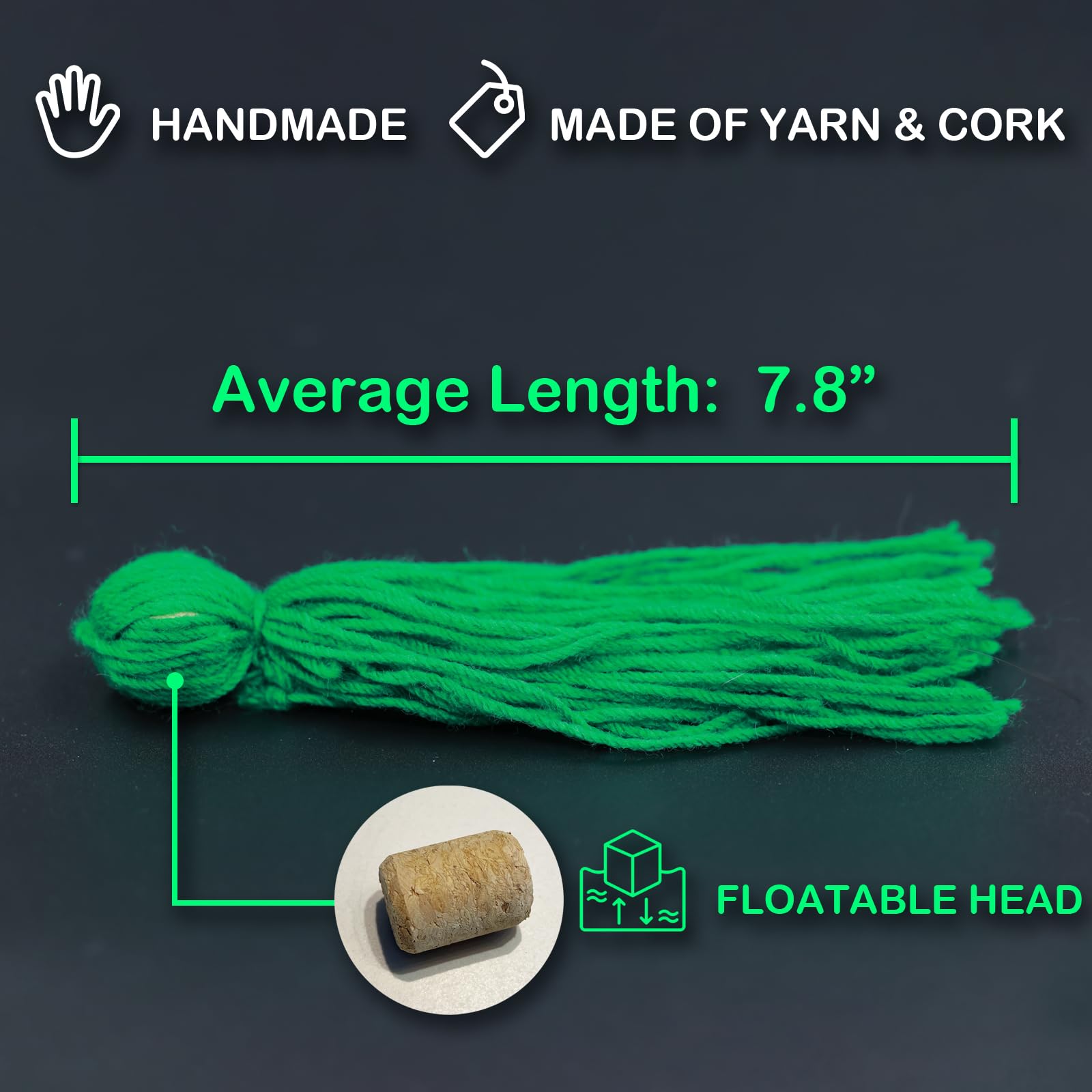 CIYODO 10pcs Floating Fish Spawning Mops For Aquatic Breeding For Laying And Hiding Spots Fish Tanks